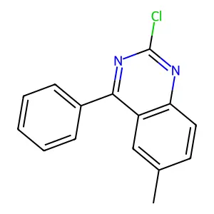 2-Chloro-6-methyl-4-phenylquinazoline structure