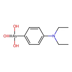 p-Arsanilic acid, N,N-diethyl- structure