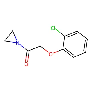 1-(1-Aziridinyl)-2-(2-chlorophenoxy)ethanone structure