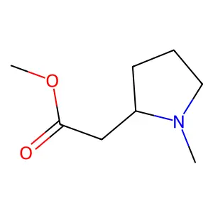 Methyl 1-methylpyrrolidine-2-acetate structure
