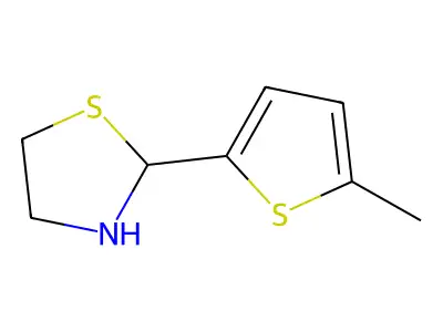 2-(5-Methylthiophen-2-yl)-1,3-thiazolidine structure