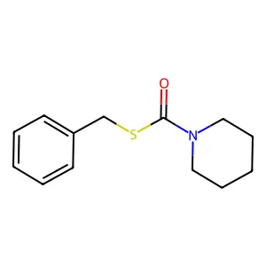 Piperidine-1-carbothioic acid, S-benyl ester structure