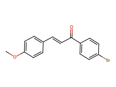 1-(4-Bromophenyl)-3-(4-methoxyphenyl)prop-2-en-1-one structure