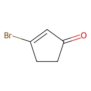 2-Cyclopenten-1-one, 3-bromo- structure