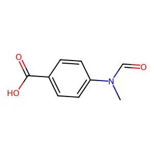 4-(N-甲基甲酰氨基)苯甲酸 structure