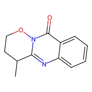 4-Methyl-3,4-dihydro[1,2]oxazino[3,2-b]quinazolin-10(2H)-one structure
