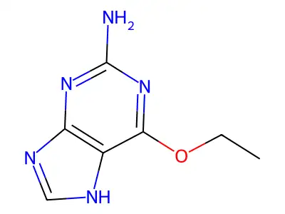 6-乙氧基-9H-嘌呤-2-胺 structure
