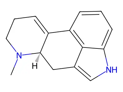 脱羧麦角酸 structure