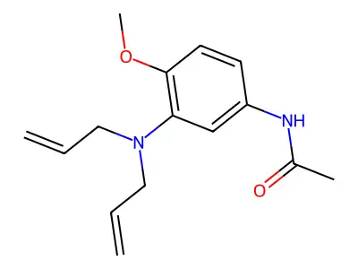 4-Acetylamino-2-(diallylamino)anisole structure