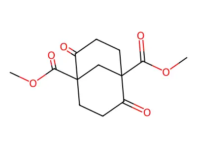 Dimethyl 2,6-dioxobicyclo[3.3.1]nonane-1,5-dicarboxylate structure