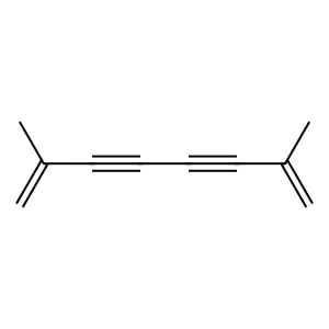 Diisopropenyldiacetylene structure