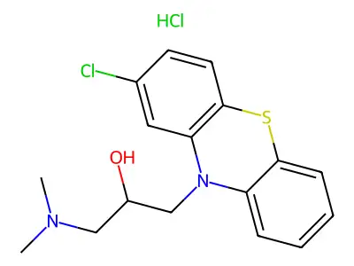 1-(2-Chloro-10H-phenothiazin-10-YL)-3-(dimethylamino)propan-2-OL structure