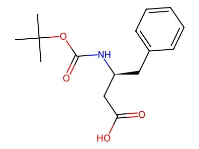 3-{[(Tert-butoxy)carbonyl]amino}-4-phenylbutanoic acid structure