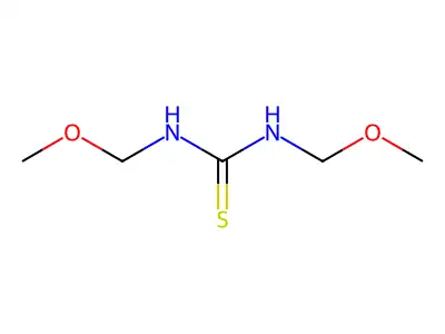 Thiourea, N,N'-bis(methoxymethyl)- structure