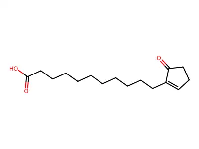 Undecanoic acid, 11-(5-oxo-1-cyclopenten-1-yl)- structure