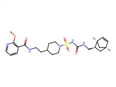 Gliamilide structure
