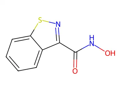 1,2-Benzisothiazole-3-carboxamide, N-hydroxy- structure