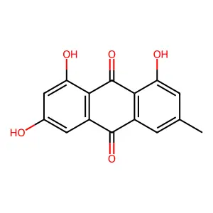 大黄素 structure