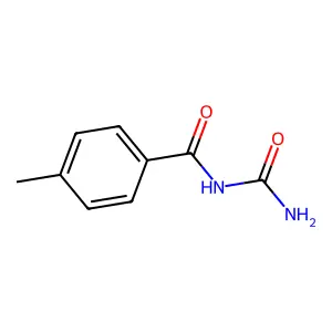 N-(氨基甲酰基)-4-甲基苯甲酰胺 structure