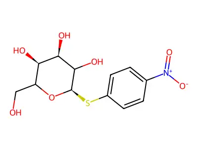 (2R,3S,4S,5S,6R)-2-(hydroxymethyl)-6-(4-nitrophenyl)sulfanyloxane-3,4,5-triol structure