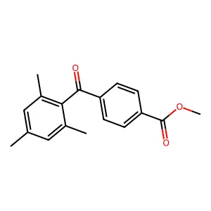 Methyl 4-(2,4,6-trimethylbenzoyl)benzoate structure