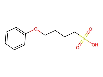 1-Butanesulfonic acid, 4-phenoxy- structure