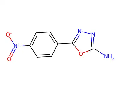 5-(4-Nitrophenyl)-1,3,4-oxadiazol-2-amine structure