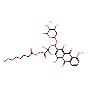 Adriamycin 14-octanoate, hydrochloride structure