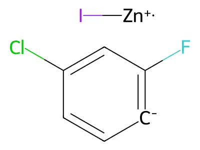 4-Chloro-2-fluorophenylzinc iodide structure