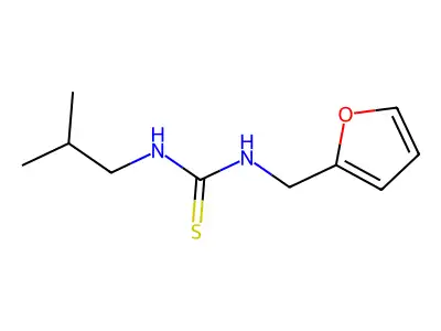1-(Furan-2-ylmethyl)-3-(2-methylpropyl)thiourea structure