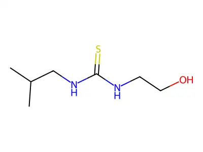 1-(2-Hydroxyethyl)-3-(2-methylpropyl)thiourea structure