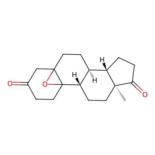 5,10-Epoxyestrane-3,17-dione structure