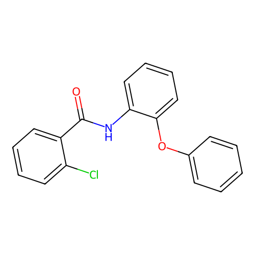 2-chloro-N-(2-phenoxyphenyl)benzamide structure