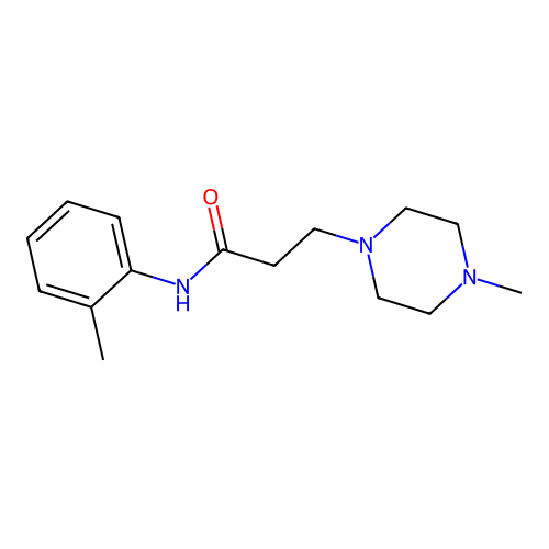 3-(4-Methyl-piperazin-1-yl)-N-o-tolyl-propionamide structure