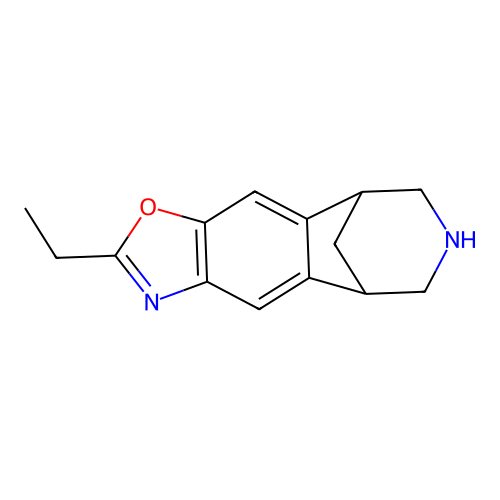 5,9-Methano-5H-oxazolo[4,5-h][3]benzazepine, 2-ethyl-6,7,8,9-tetrahydro- (9CI) structure
