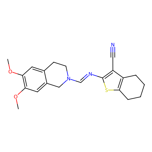 C21H23N3O2S structure
