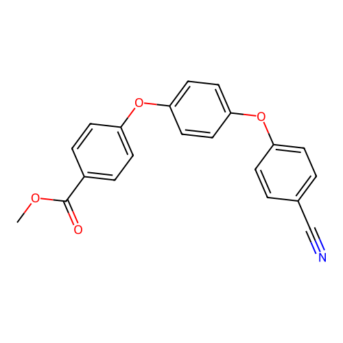 Methyl 4-[4-(4-cyanophenoxy)phenoxy]benzoate structure