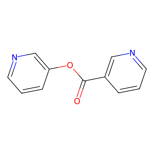 Pyridin-3-yl pyridine-3-carboxylate structure