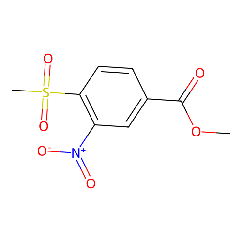 Methyl 4-methanesulfonyl-3-nitrobenzoate structure