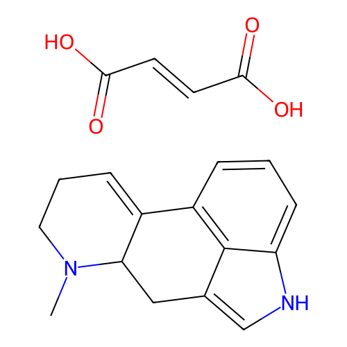 dl-9,10-Didehydro-6-methylergoline maleate structure