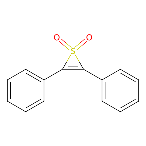 二苯基硫杂环丙烯二氧化物 structure