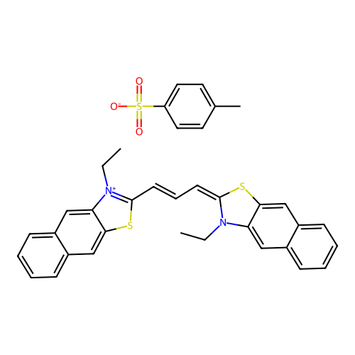 CAS 51943-57-8 - C36H32N2O3S3 structure