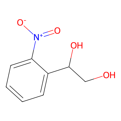 1-(2-Nitrophenyl)-1,2-ethanediol structure