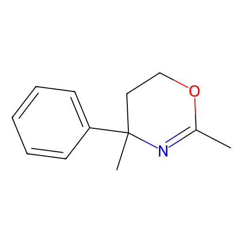 2,4-Dimethyl-4-phenyl-5,6-dihydro-4H-1,3-oxazine structure