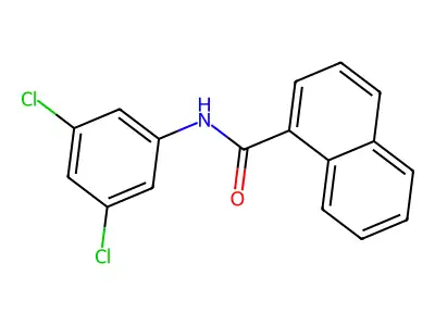 N-(3,5-Dichlorophenyl)-1-naphthamide structure