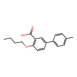 2-Butoxy-5-(4-methylphenyl)benzoic acid structure