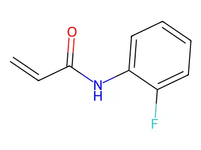 N-(2-fluorophenyl)acrylamide structure