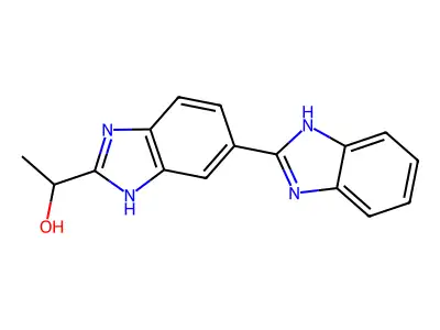 1-(1H,1'H-[2,5'-Bibenzo[d]imidazol]-2'-yl)ethanol structure