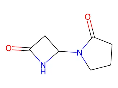 1-(4-Oxoazetidin-2-yl)pyrrolidin-2-one structure
