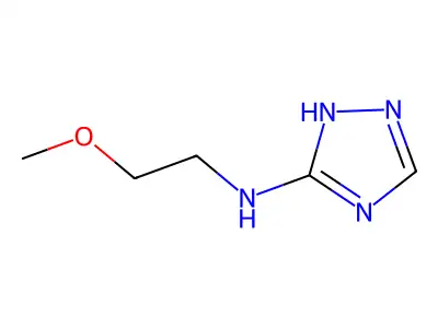 N-(2-methoxyethyl)-1H-1,2,4-triazol-5-amine structure